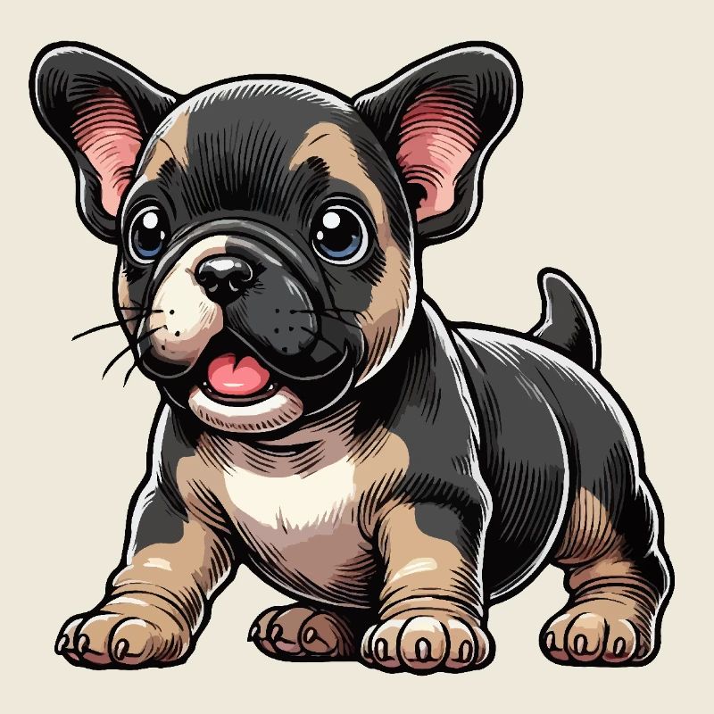 Chiot bouledogue français