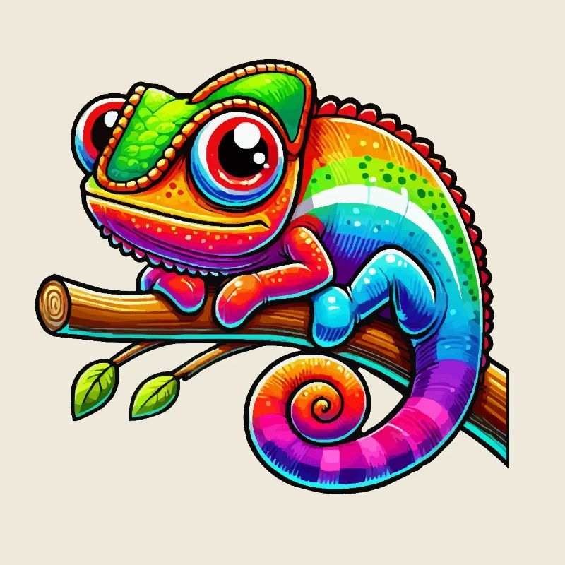 Bande dessinée caméléon