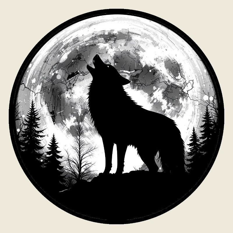 Heulender Wolf 3458646