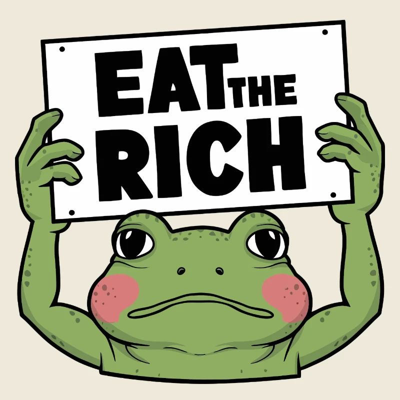 Frosch-Aktivist: Iss die Reichen