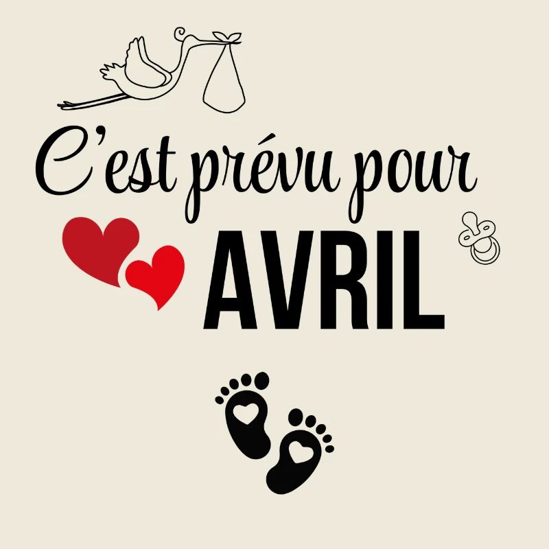 C’est prévu pour avril - annonce de grossesse