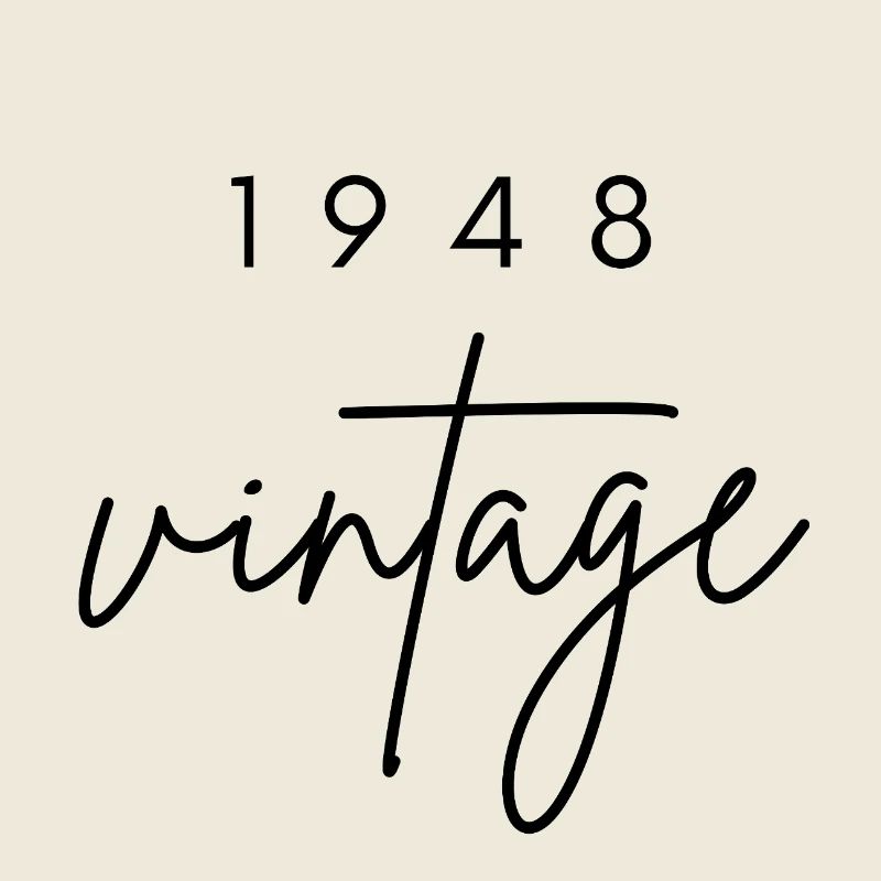 Anniversaire 1948 vintage