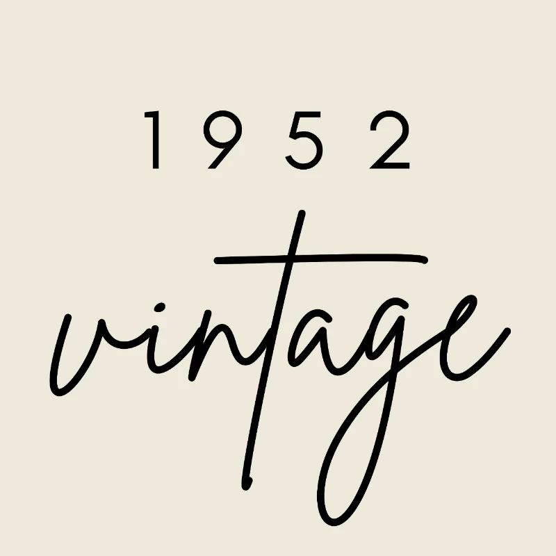 Jahrgang 1952 Geburtstag