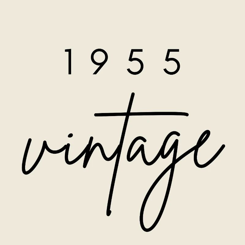 Anniversaire 1955 vintage