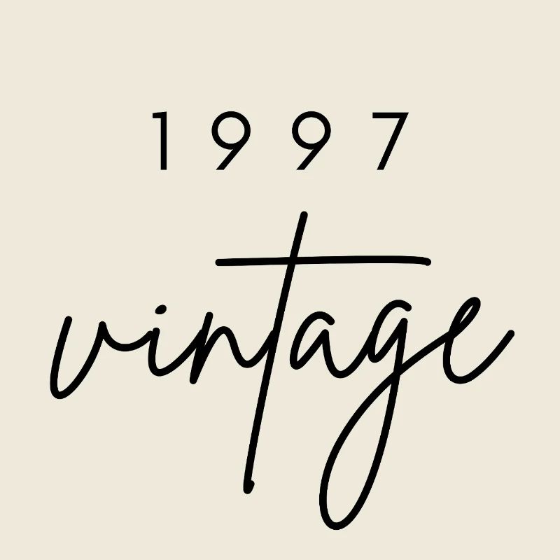 Anniversaire 1997 vintage