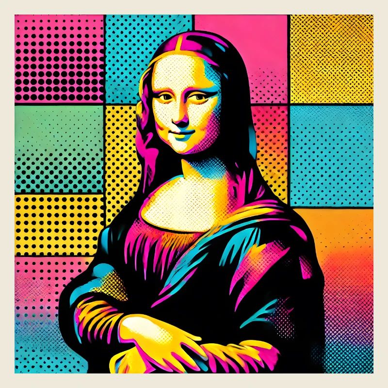 Mona Lisa pop art