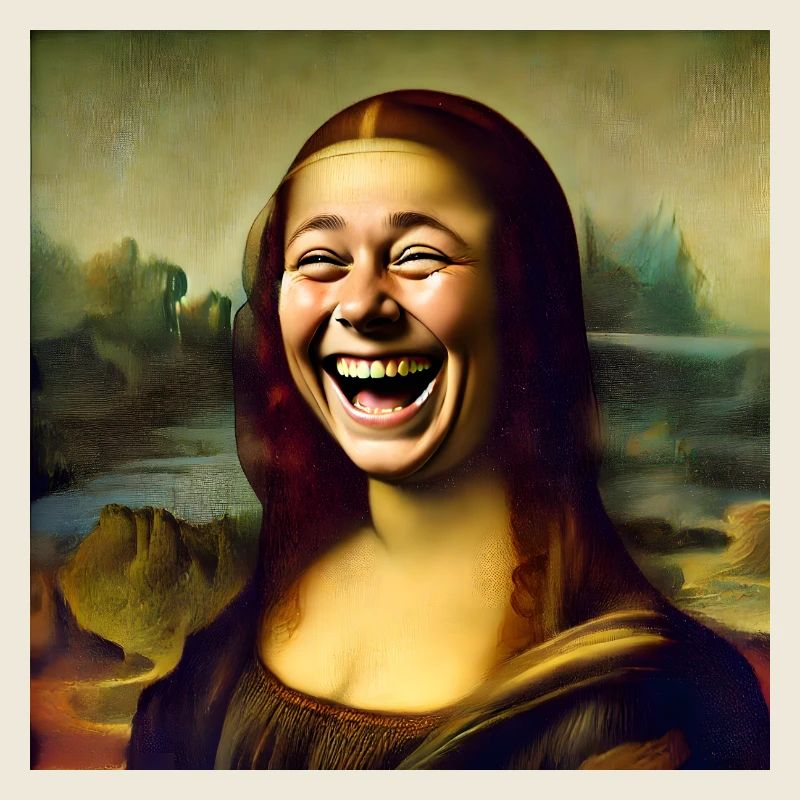Mona Lisa lacht