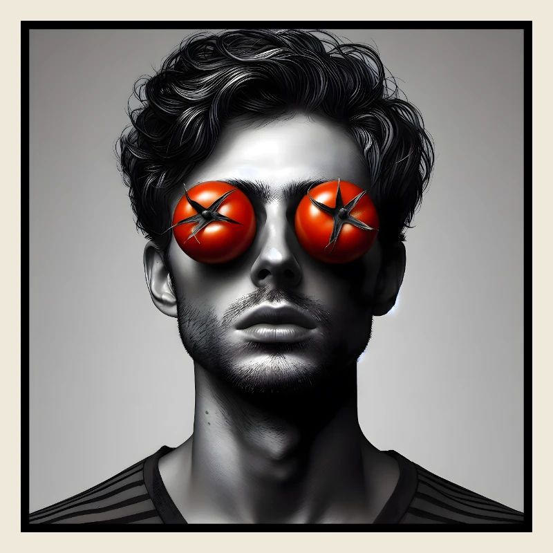 Tomaten auf den Augen