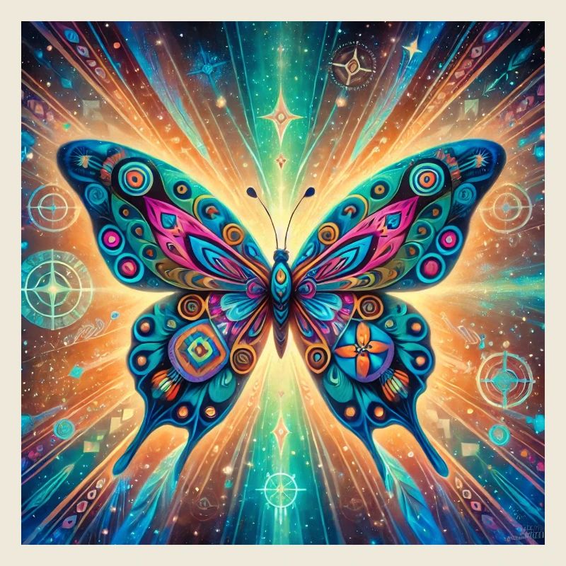 Krafttier Schmetterling