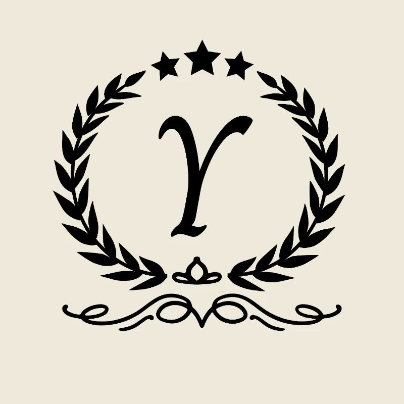 Letter y crown
