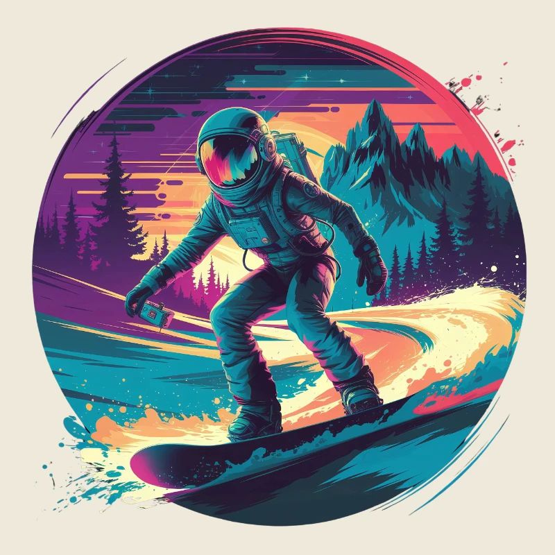 5Snowboard des années 80