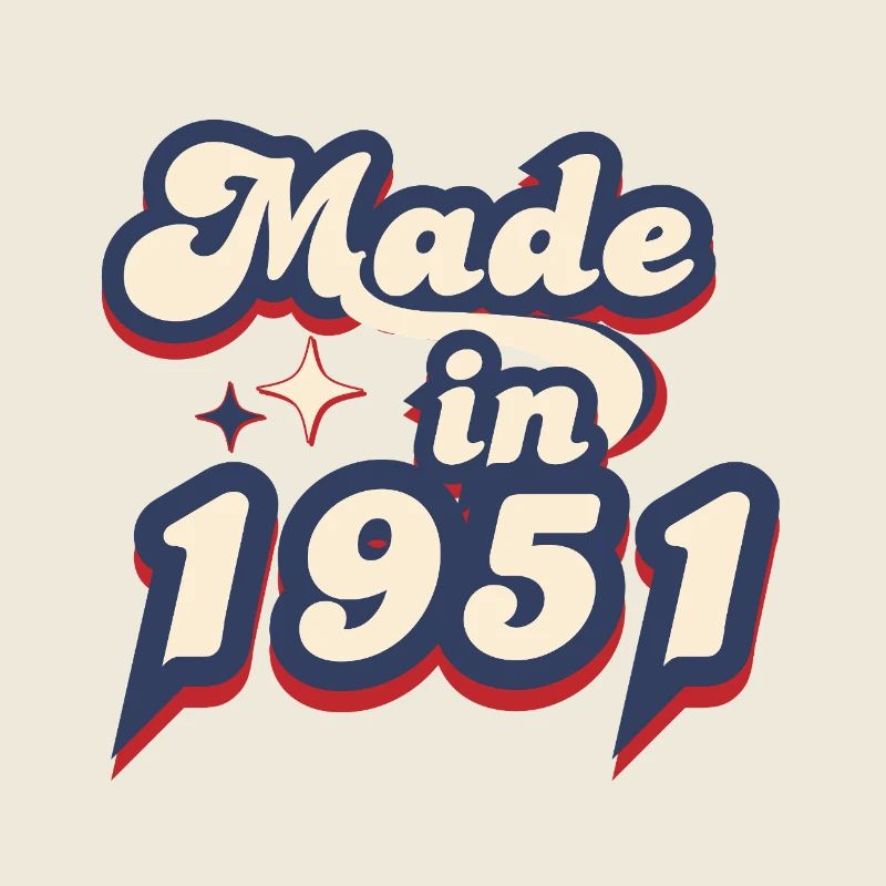 Made in 1951 retro