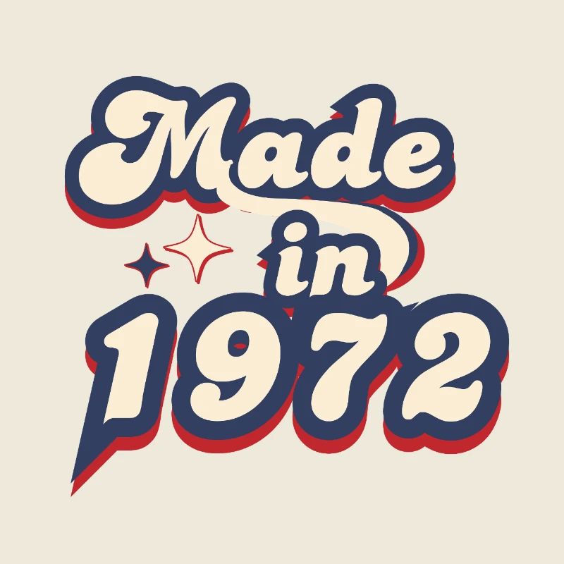 Made in 1972 Retro