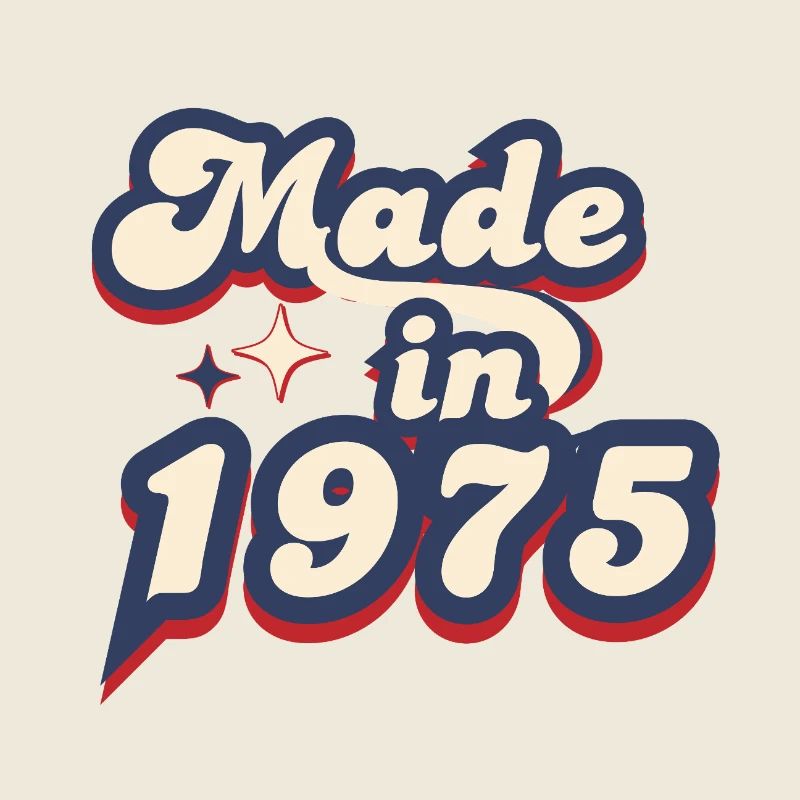 Made in 1975 retro