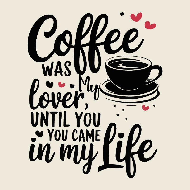 Love Over Coffee – Funny Romantic Tee