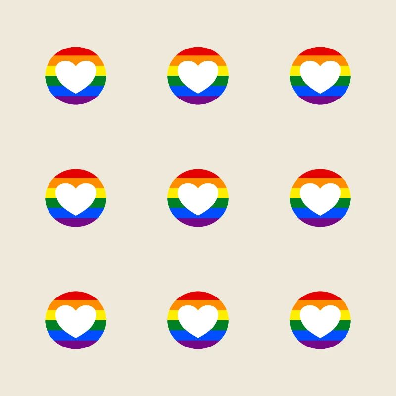 Regenbogen Herz LGBTQ Pride