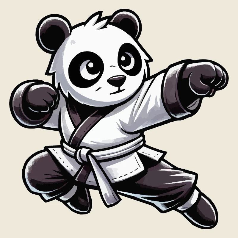 panda karate comic