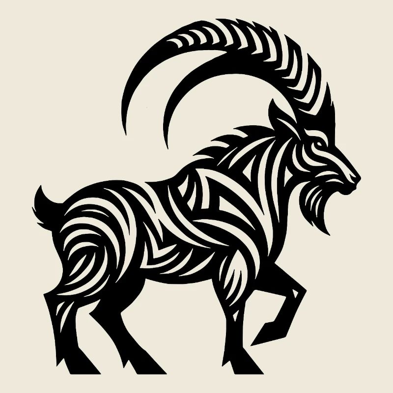 Wilder Steinbock Tattoo