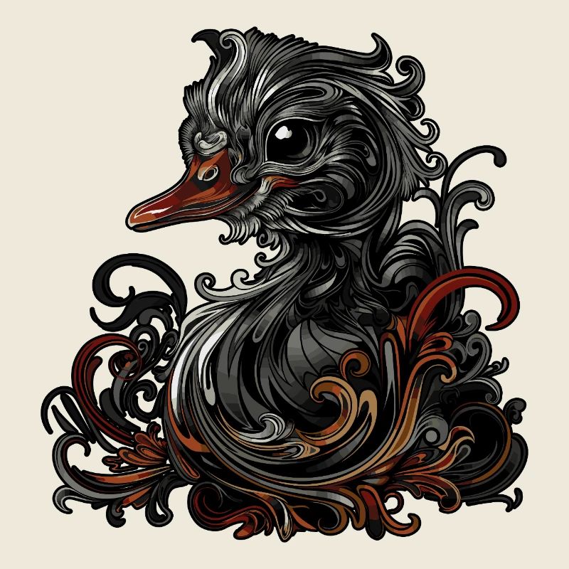 Art du bébé canard