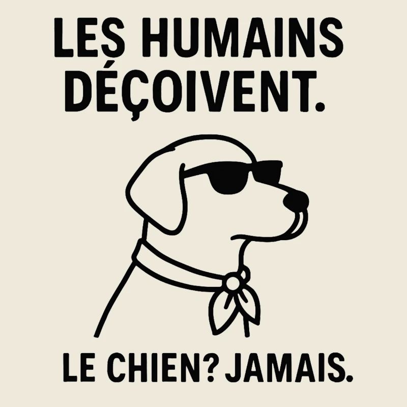 Humans disappoint, the dog? never