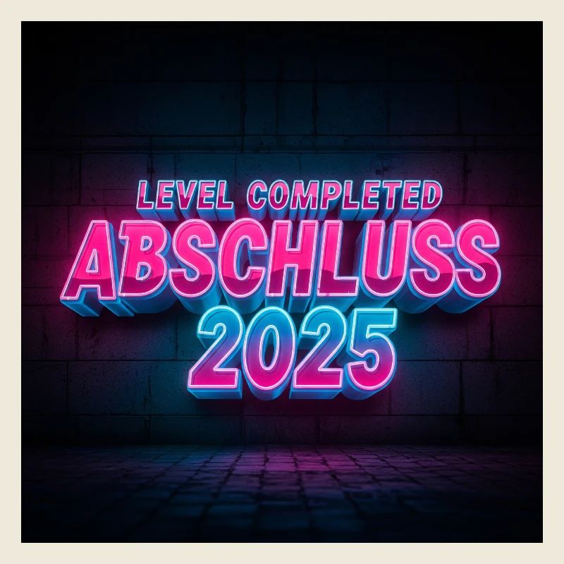 Stylisches Abschluss 2025 Design – Perfekt