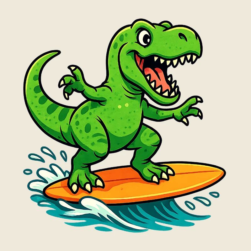 Surfen T Rex