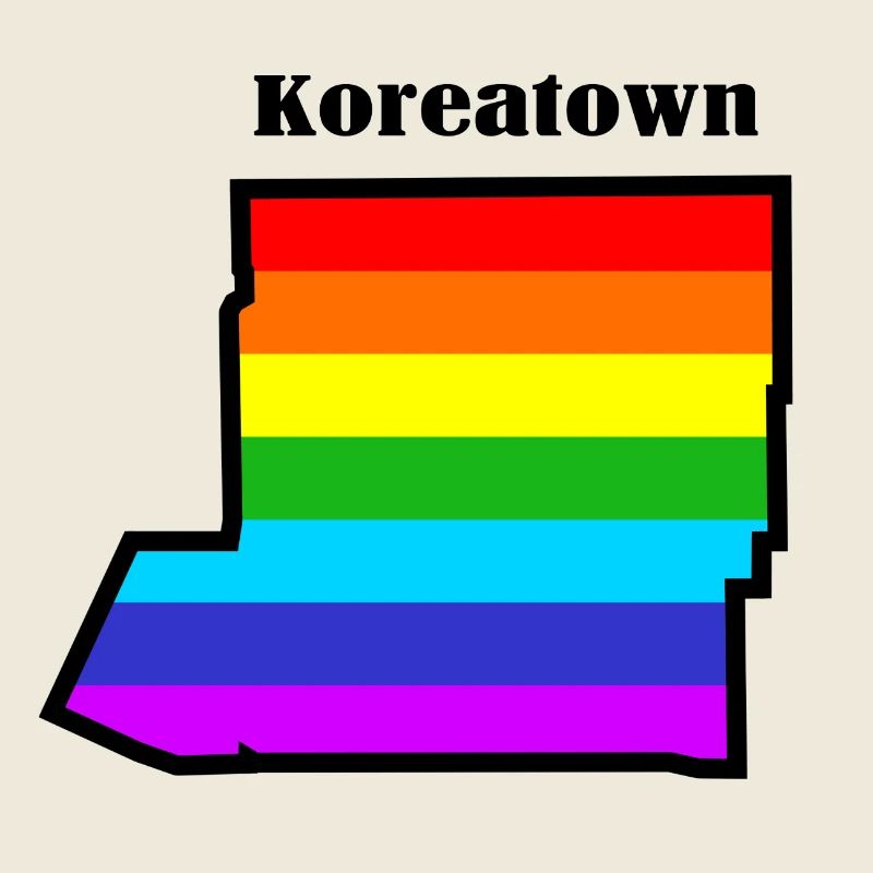 koreatown L.A. arc-en-ciel