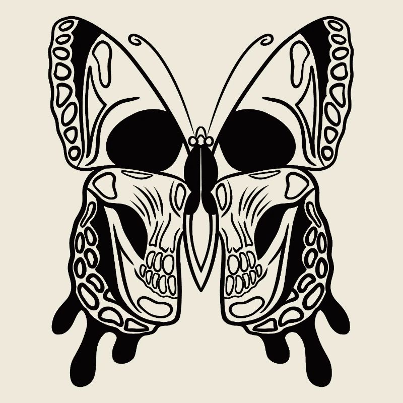 Skull Butterfly