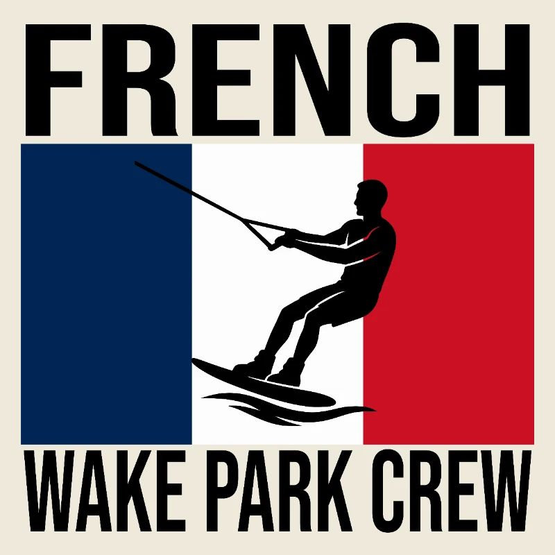 French Wake Park Crew Flag Tee