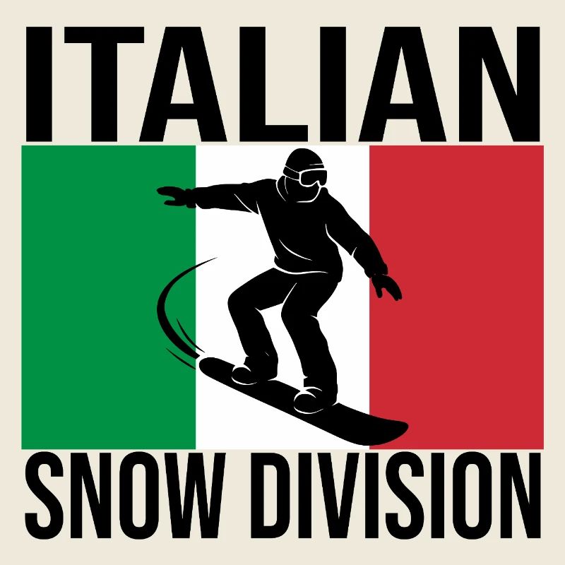 Italian Snow Division Snowboard Tee