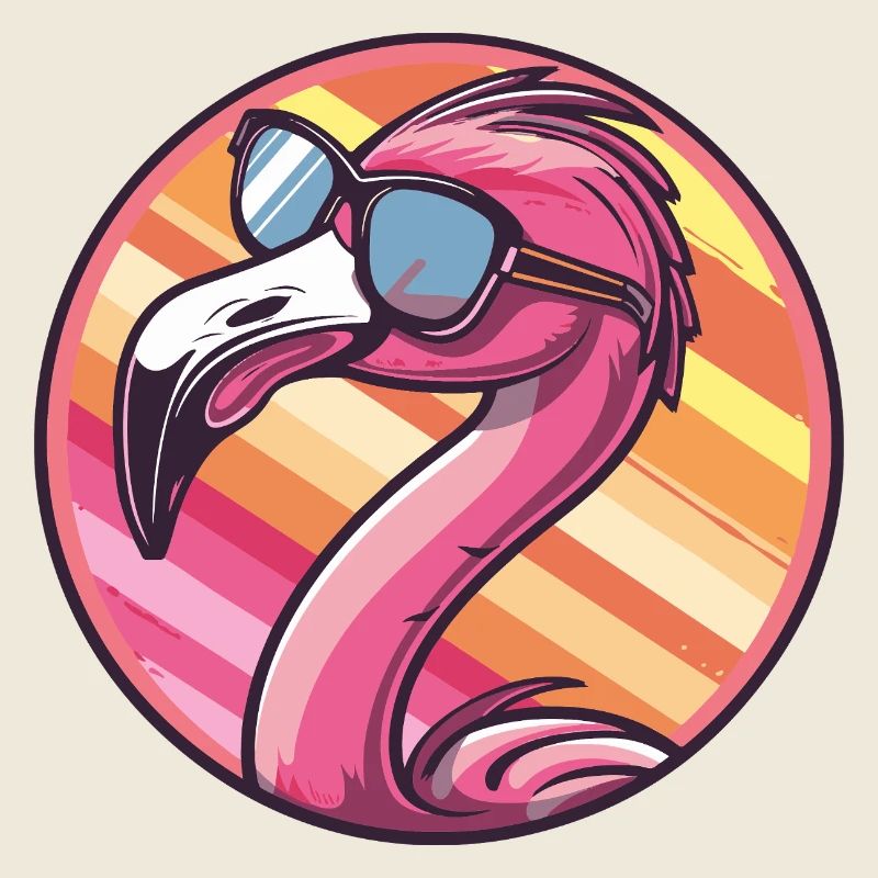 Flamingo Comic Cool