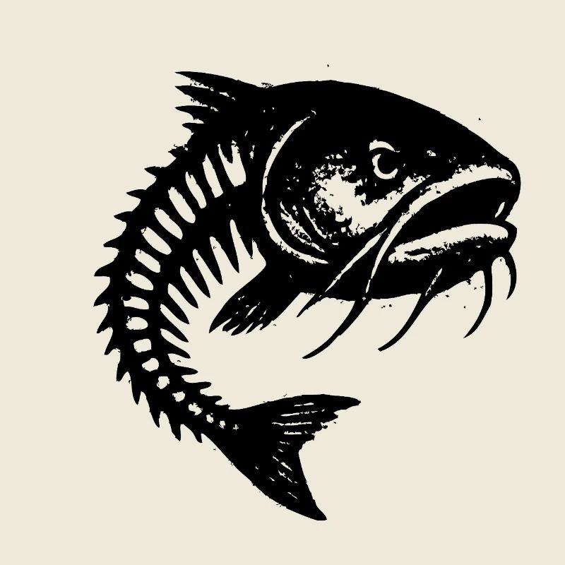 Fischgrate mit schlechter Laune