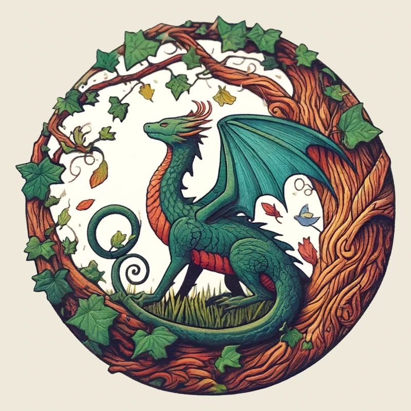 Verzauberter Efeu-Drache