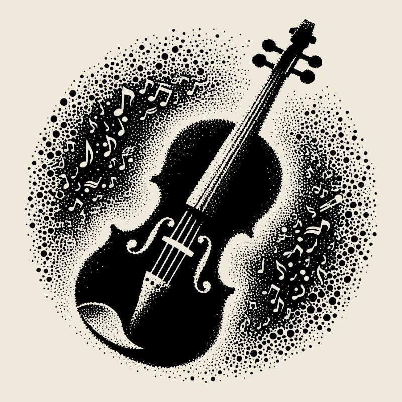 Vintage Violin Art – Partitions de style sonore