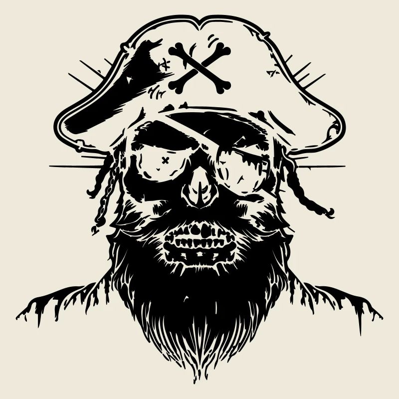 Crâne de pirate 1