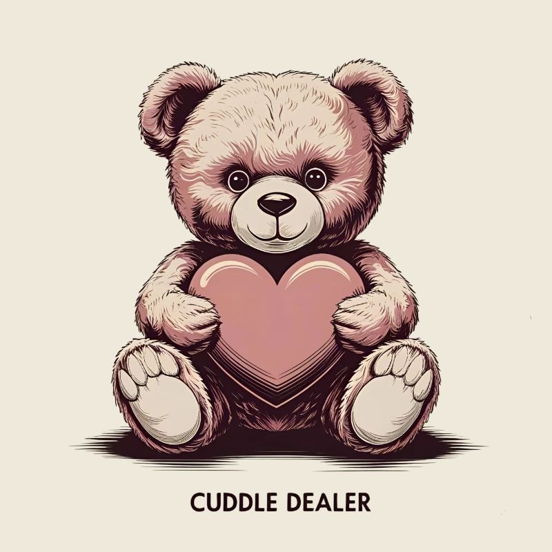Cuddle Dealer – Teddy bear with heart