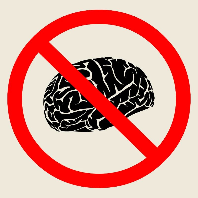 Gehirt Verbotsschild