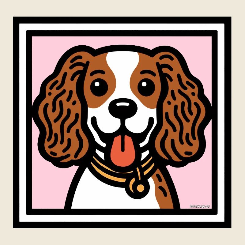 Cavalier King Charles Spaniel Pop Art
