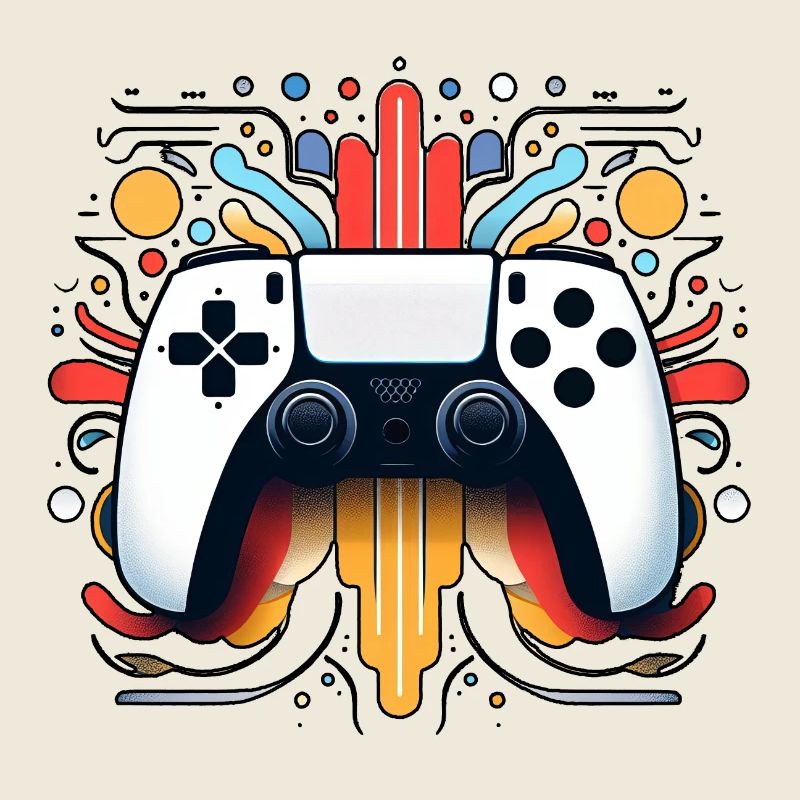 Controller art attack - tribal bright
