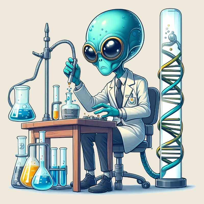 Alien experimenting
