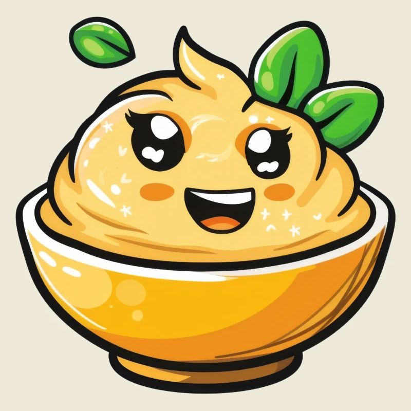 Lustige Senf Bowl Comic