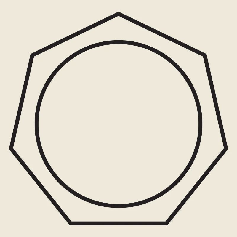 Cercle dans le sept cou ou mère