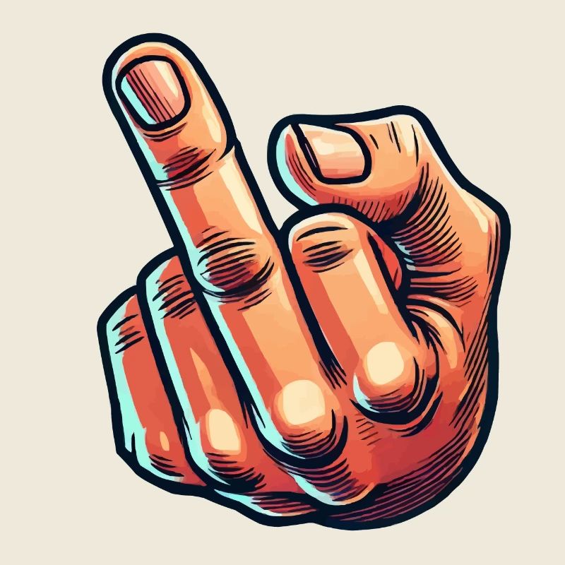 Mittelfinger