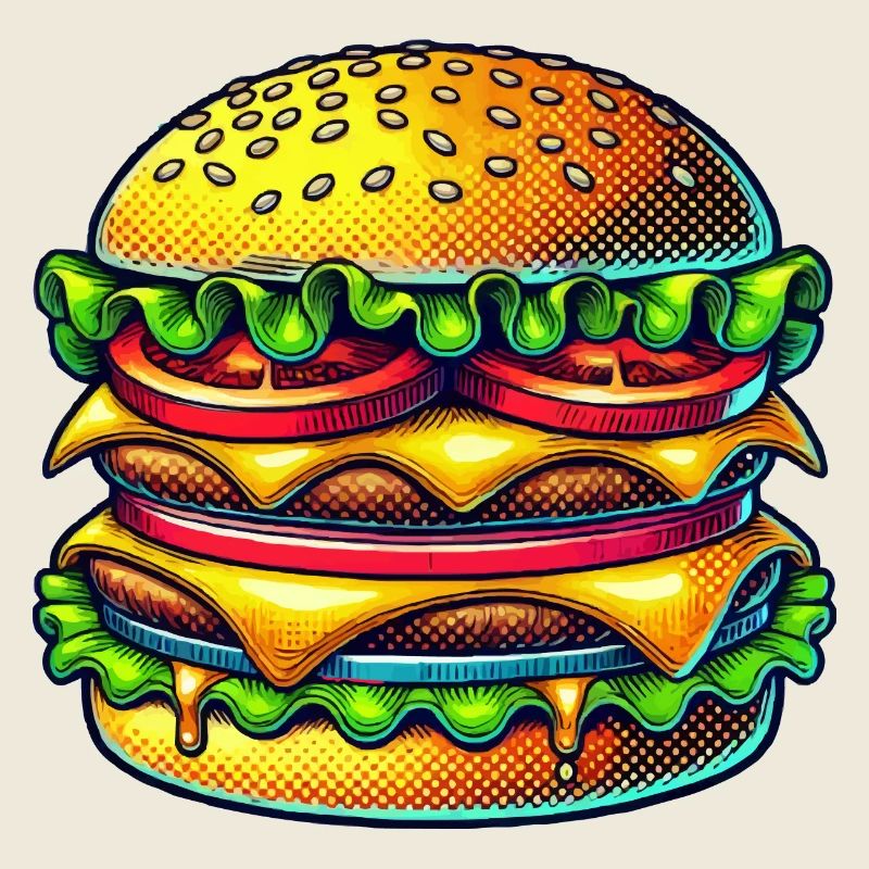 hamburger au fromage