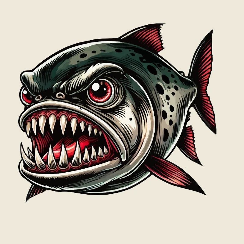 Bande dessinée Piranha