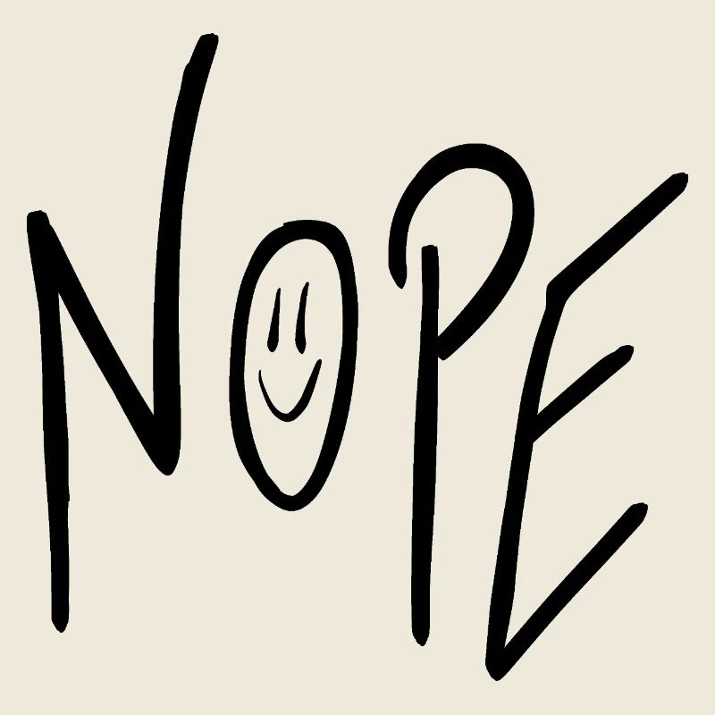 Nope – Minimalist Style with Character