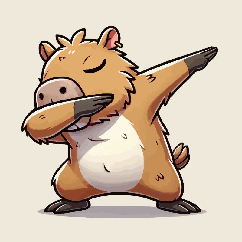 capybara dabbing