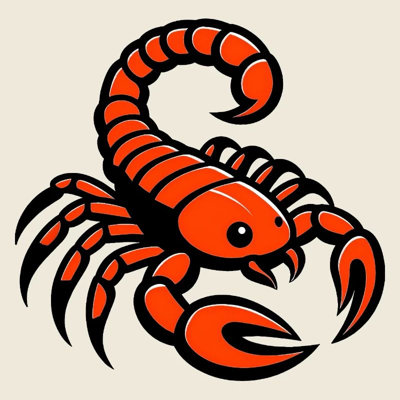 Fiery Scorpio Symbol