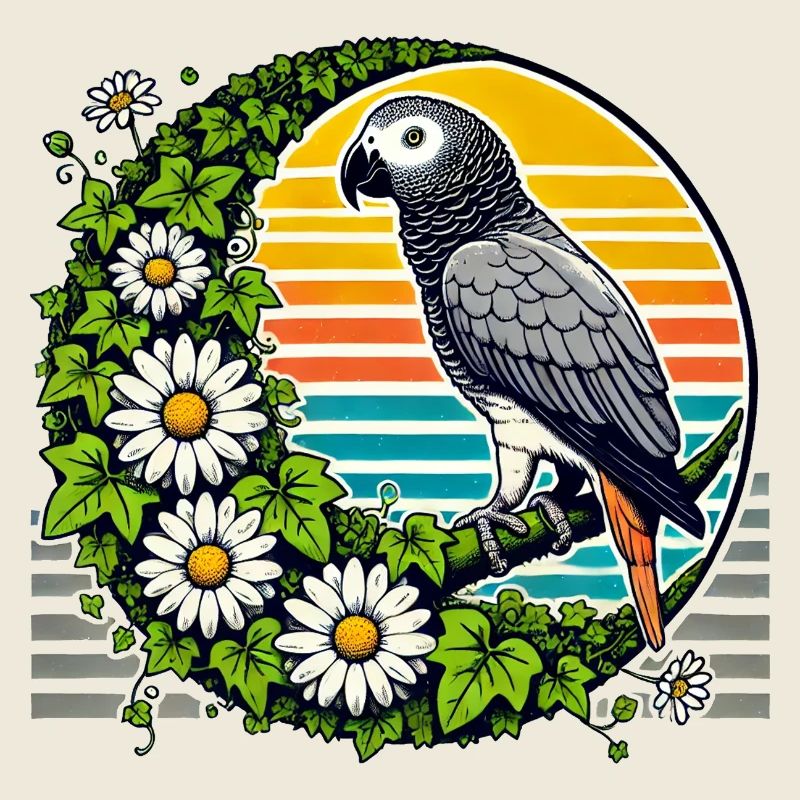 Perroquet gris d’Afrique