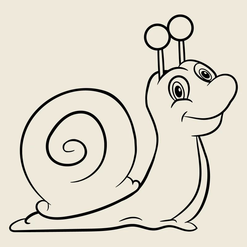Schnecke lustig Kinder